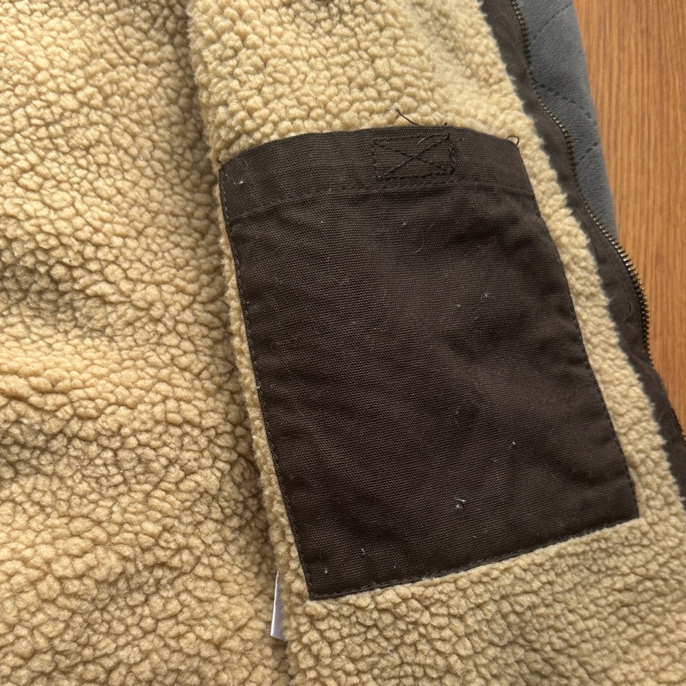 Lee Men's Chocolate Brown Fleece-Lined Vest - Picture 5 of 8